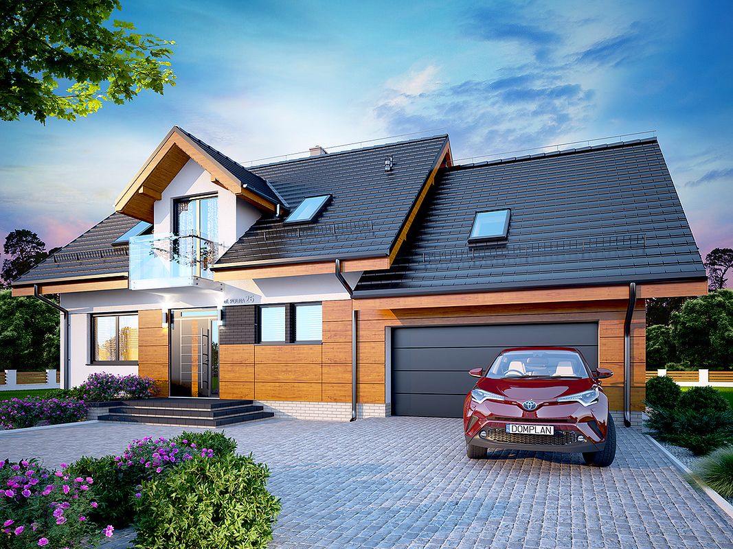 Проект дома HFH-3344-25 Проект дома HFH-3344-25