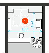 План 2 этажа дома IHA-4151-17 План 2 этажа дома IHA-4151-17