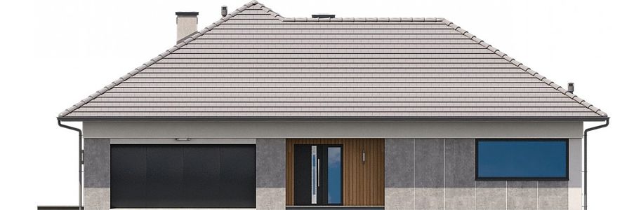 Фасад дома EBD-6667-65 Фасад дома EBD-6667-65