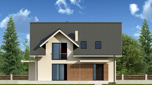 Фасад дома CEE-5528-66 Фасад дома CEE-5528-66