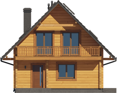 Фасад дома HFH-9144-69 Фасад дома HFH-9144-69