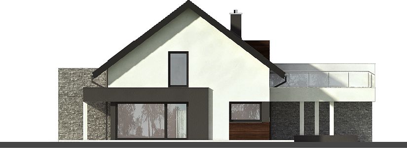 Фасад дома FEA-6586-62 Фасад дома FEA-6586-62