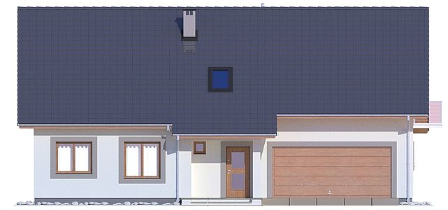 Фасад дома IBA-2899-75 Фасад дома IBA-2899-75
