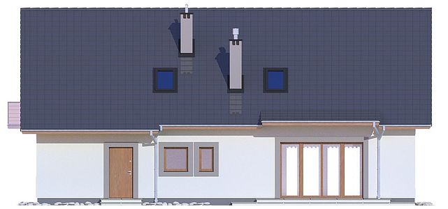 Фасад дома IBA-2899-75 Фасад дома IBA-2899-75