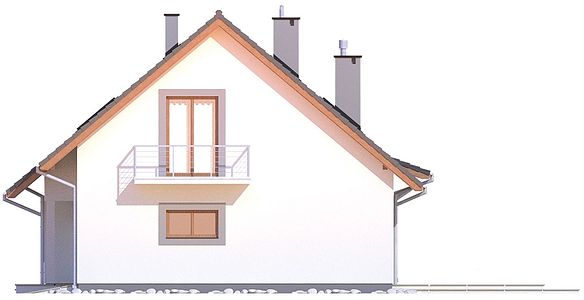 Фасад дома IBA-2899-75 Фасад дома IBA-2899-75