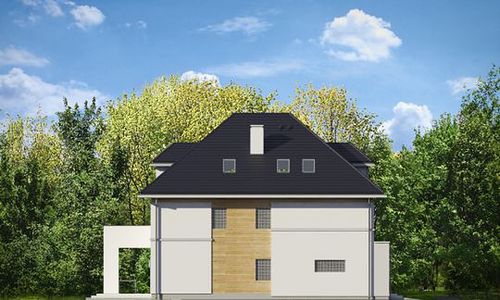 Фасад дома KHE-6756-78 Фасад дома KHE-6756-78