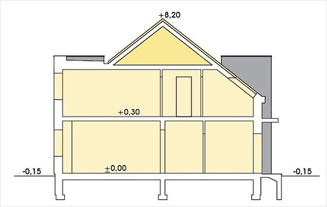 Фасад дома DBA-6642-22 Фасад дома DBA-6642-22