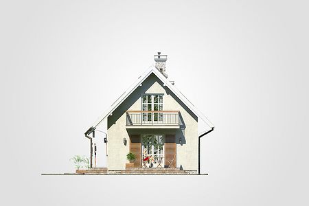 Фасад дома ICF-6634-42 Фасад дома ICF-6634-42