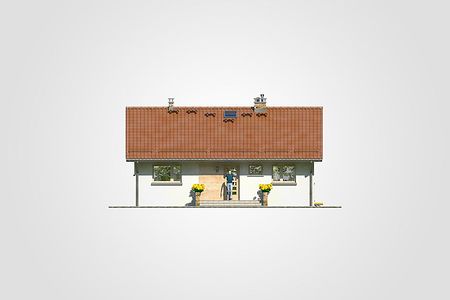Фасад дома FBD-9337-77 Фасад дома FBD-9337-77
