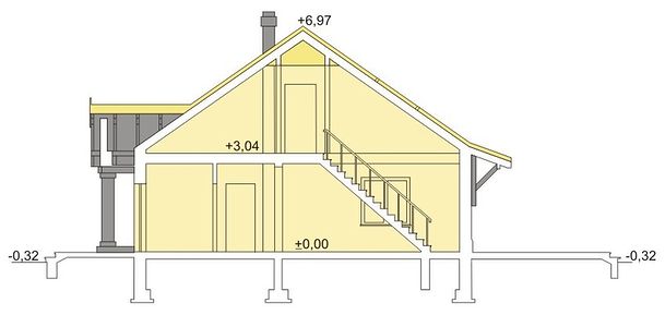 Фасад дома HHE-8649-78 Фасад дома HHE-8649-78