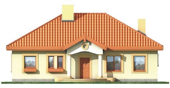 Фасад дома HHE-8649-78 Фасад дома HHE-8649-78