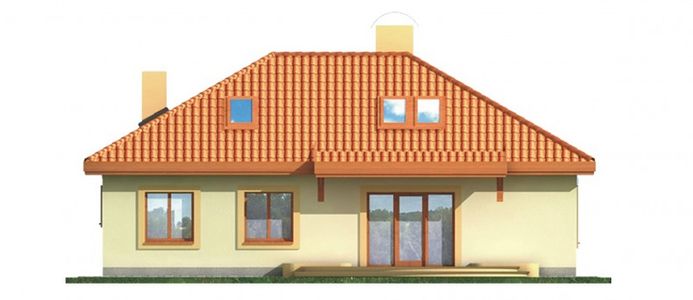 Фасад дома HHE-8649-78 Фасад дома HHE-8649-78