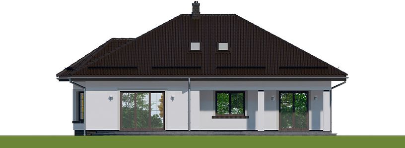 Фасад дома KHA-6414-46 Фасад дома KHA-6414-46