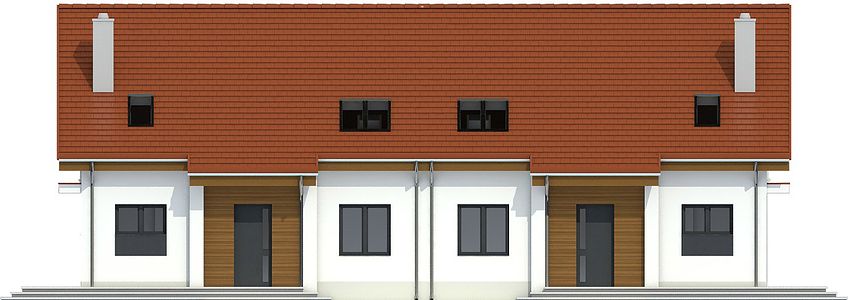 Фасад дома CAK-4564-62 Фасад дома CAK-4564-62