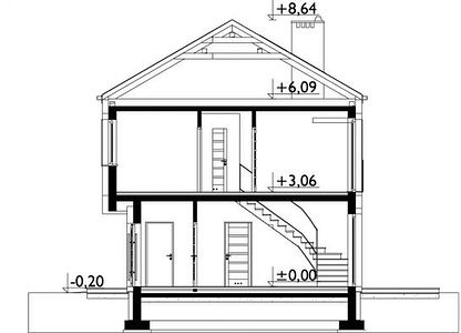 Фасад дома FDB-4465-27 Фасад дома FDB-4465-27