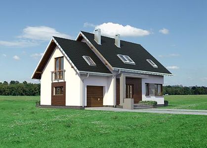 Фасад дома EFA-6318-96 Фасад дома EFA-6318-96