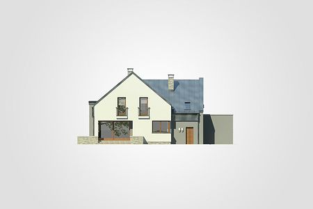 Фасад дома CCK-4633-45 Фасад дома CCK-4633-45