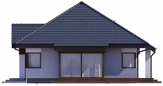 Фасад дома DDC-2479-64 Фасад дома DDC-2479-64