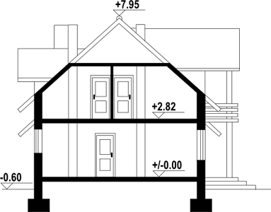 Фасад дома EFK-8285-52 Фасад дома EFK-8285-52