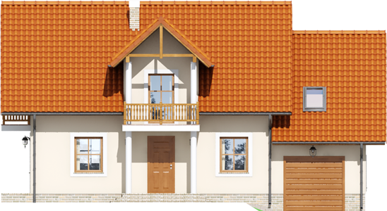 Фасад дома EFK-8285-52 Фасад дома EFK-8285-52