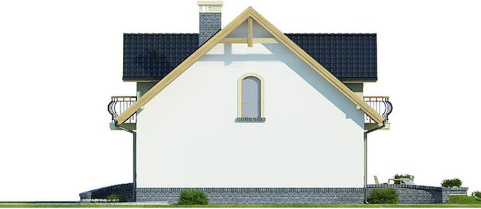 Фасад дома EEH-9245-75 Фасад дома EEH-9245-75
