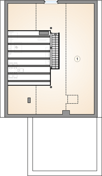 План 2 этажа дома EIF-8819-31 План 2 этажа дома EIF-8819-31
