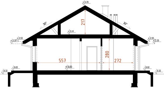 Фасад дома KHK-1717-35 Фасад дома KHK-1717-35