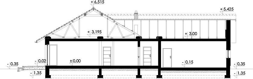 Фасад дома EKC-6375-35 Фасад дома EKC-6375-35